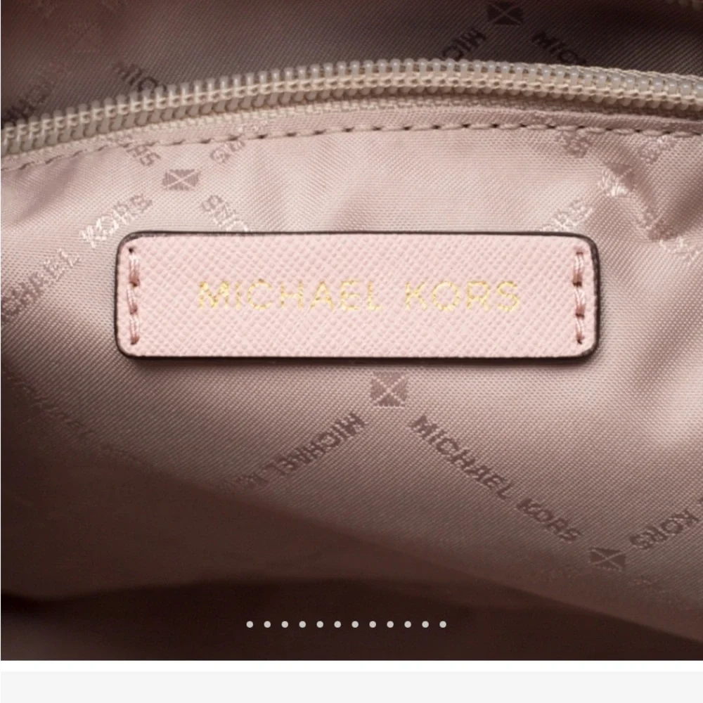 Michael Kors Selma Blush Pink Satchel with Gold Studs Like New! No tags